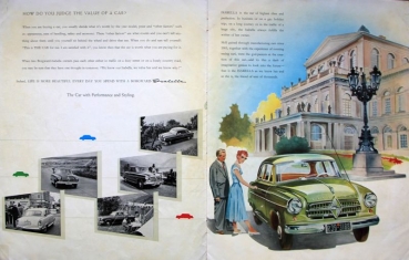 Borgward Isabella Modellprogramm 1955 Automobilprospekt (4170)